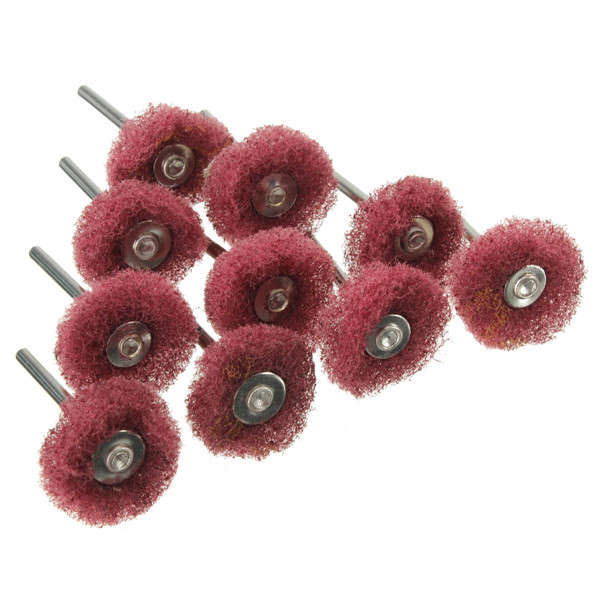 80pcs 80/150/240/300 Grit 25mm Abrasive Wheel Buffing Polishing Wheels for Dremel Rotary Tools
