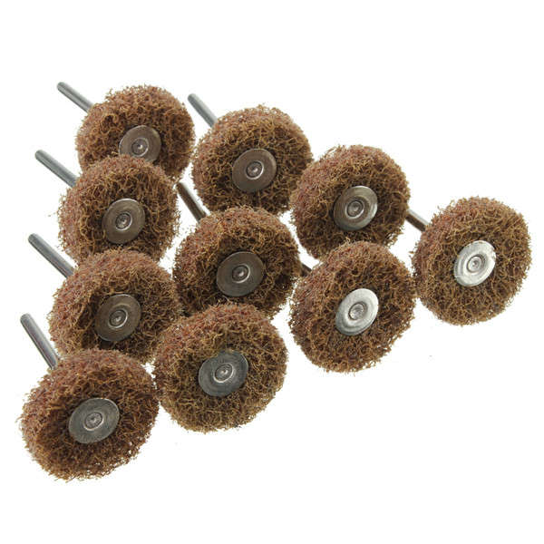 80pcs 80/150/240/300 Grit 25mm Abrasive Wheel Buffing Polishing Wheels for Dremel Rotary Tools