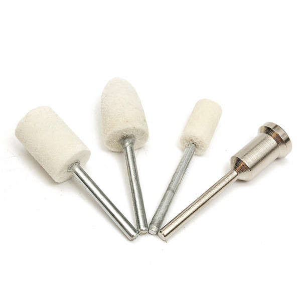 12pcs 320-7000 Grit Sandpapes with 4pcs Polishing Wood Felt