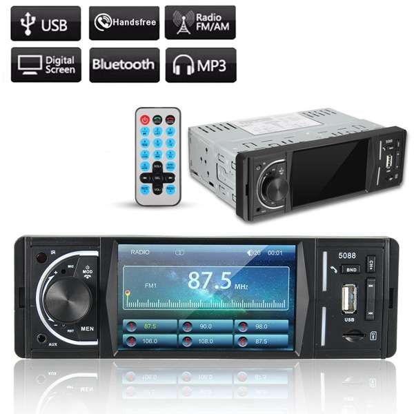 4.1 inch TFT Screen Car DVD Player MP5 MP4 Bluetooth Handsfree FM AM Radio USB AUX