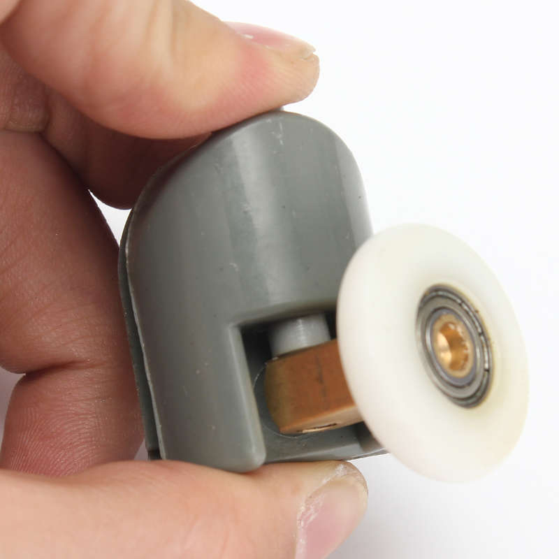 8Pcs Upper And Bottom Shower Door Rollers Runners Relacement Glass Wheels Pulleys