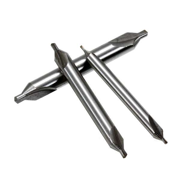 6pcs 5/3/2.5/2/1.5/1mm 60 Degree HSS Center Drills Bit Countersink Drill
