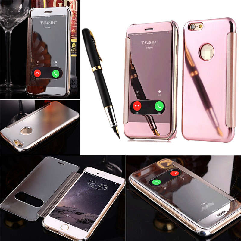 For Apple iPhone 6/6S Plus 5.5 inch Luxury Slim PU Leather Case Bumper Back Cover Skin