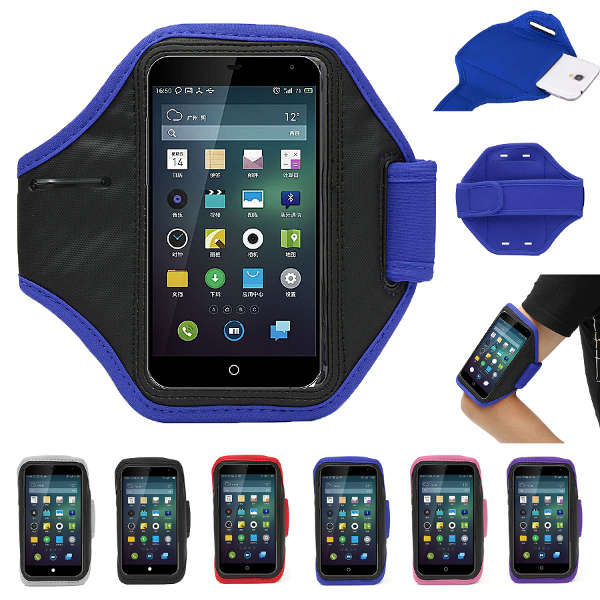 Sport Running Jogging Adjustable Keys Armband Arm Bag for Phone Under 5.1 inch