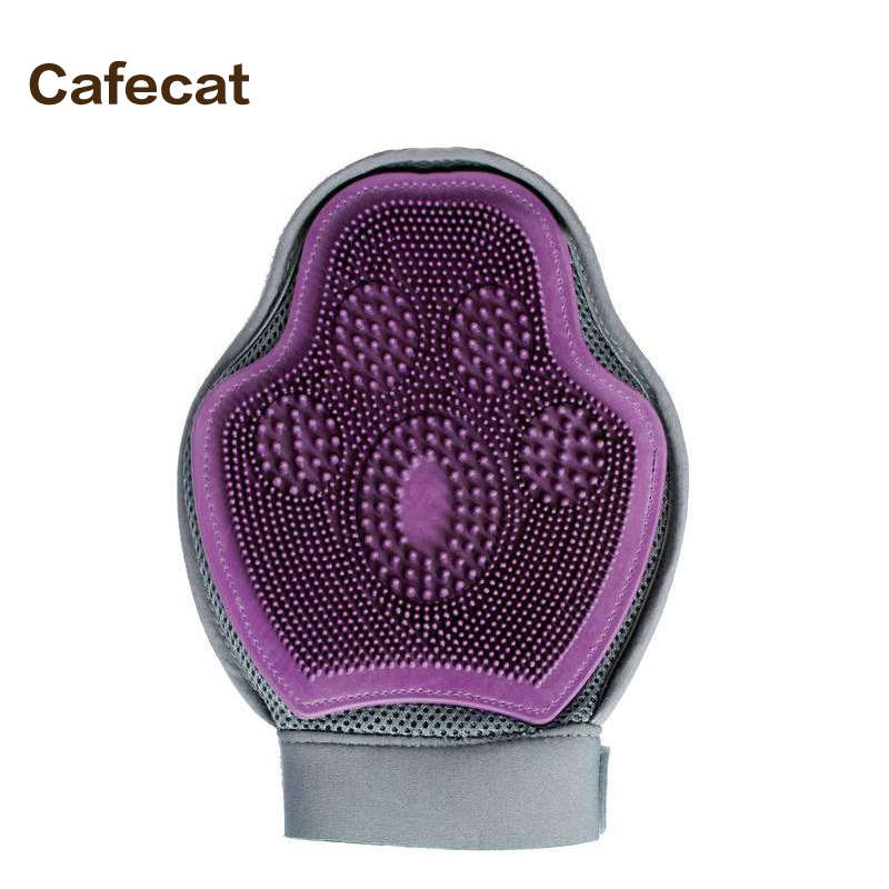 Pet Cat Dog Shower Bath Glove Brush Massage Grooming Cleaning Tool