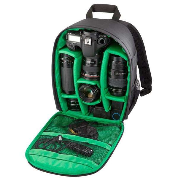 Tigernu Polyester DSLR Camera Backpack For Camera D3200 D3100 D5200 D7100
