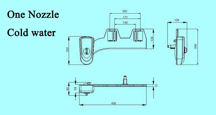Smart Toilet Bidet Flushbonading Female hygeian Flushing Device