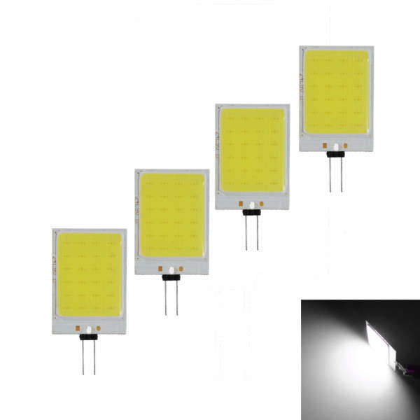 4Pcs 80Lm 6500K 24SMD LED G4 1W Pure White Decoration lighting for Car Yacht Boat Home
