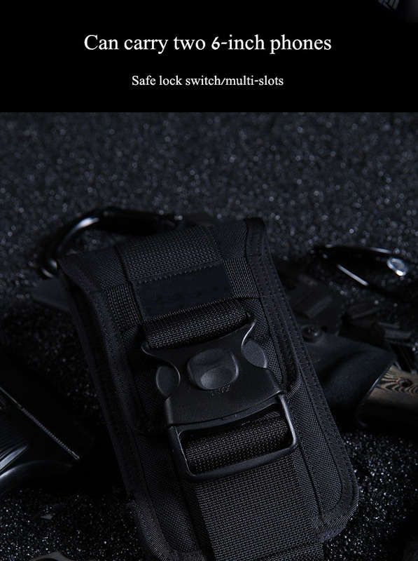 Outdoor Tactical Sport Waist Belt Pouch Multi-functional Storage Bag For Phone Below 6 Inch