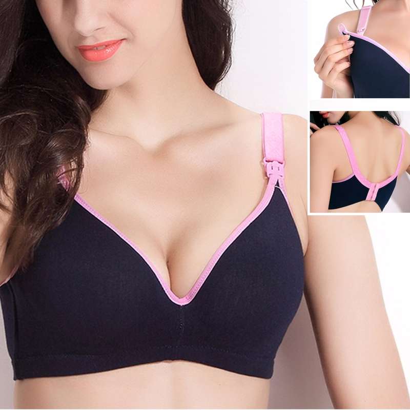 Pregnant Women Wire Free Underwear Soft Maternity Breastfeeding Baby Infant Milk Nursing Cotton Bra