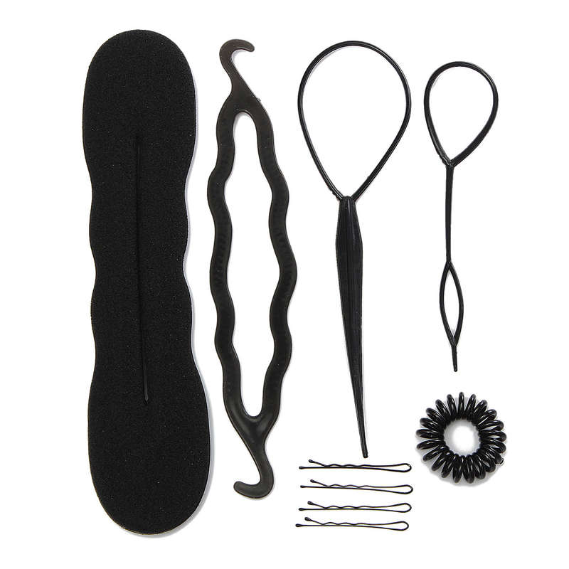Elastic Band Twist Clips Braid Styling Hairpins Accessory Tools Set *Free Shipping