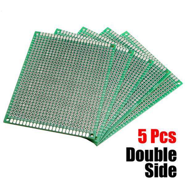 5Pcs FR-4 Universal Double Side Prototype PCB Board 7cm x 9cm