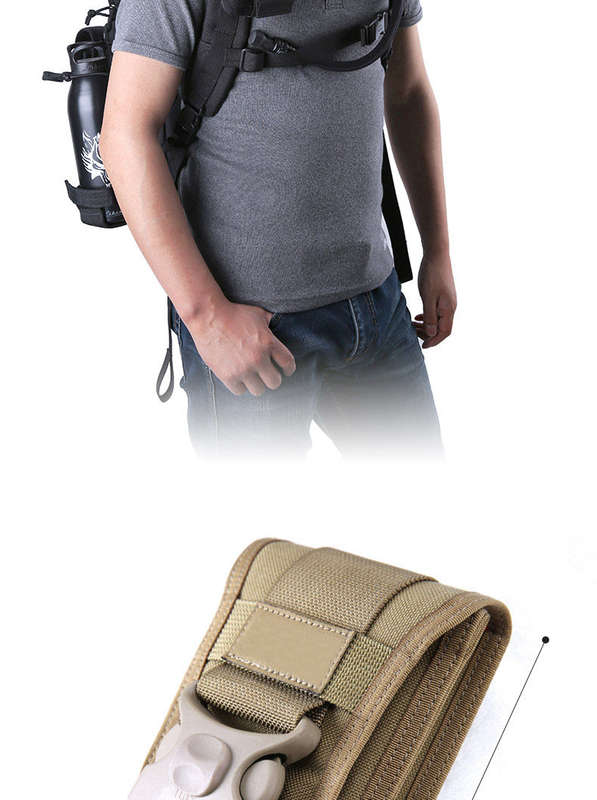 Outdoor Tactical Sport Waist Belt Pouch Multi-functional Storage Bag For Phone Below 6 Inch
