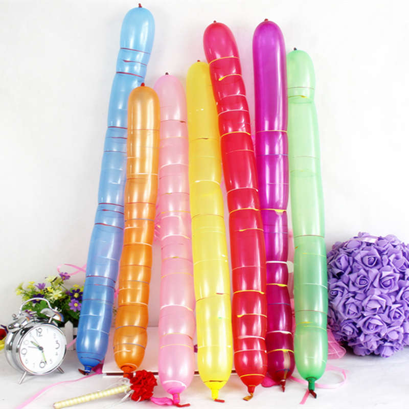 100Pcs Rocket Balloons With Plastic Tube Children Fun For All Parties Fantastic Fillers