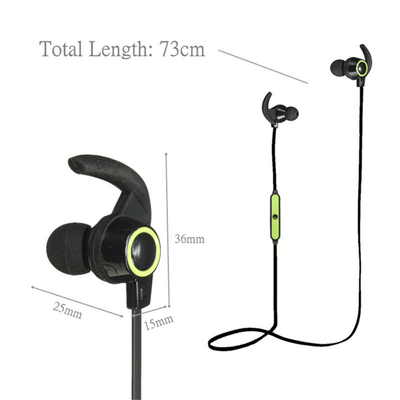 Sport Magnetic Adsorption Wireless Bluetooth 4.1 Headphone Earphone Headset Earbud