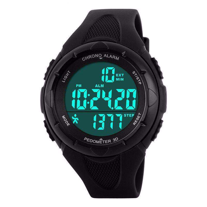 SKMEI 1108 Student Outdoor LED Digital Watch Men Waterproof  Pedometer Sport Watch