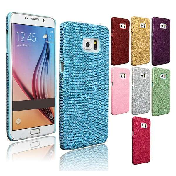 Slim Glitter Bling PC Hard Case Back Cover for Samsung Galaxy S6 Edge Plus