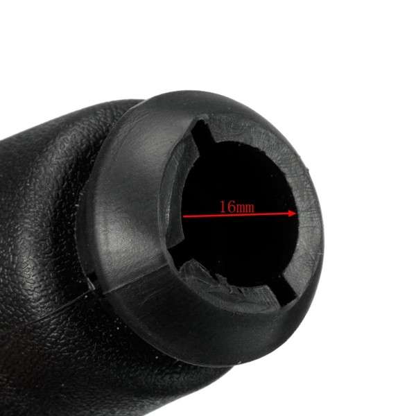 Black Leather Gear Knob Shifter For RENAULT CLIO MK3 3 III MEGANE MK2 SCENIC MK2