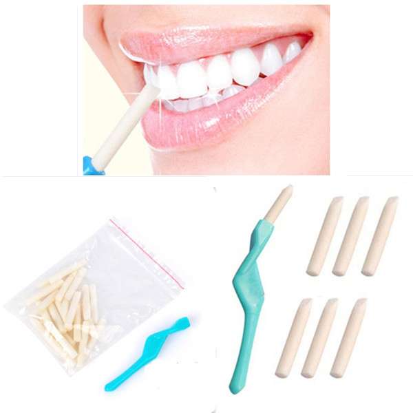 Teeth Whitening Pen Dental Whitener Cleaning Tooth Bleaching With 25Pcs Eraser Brush