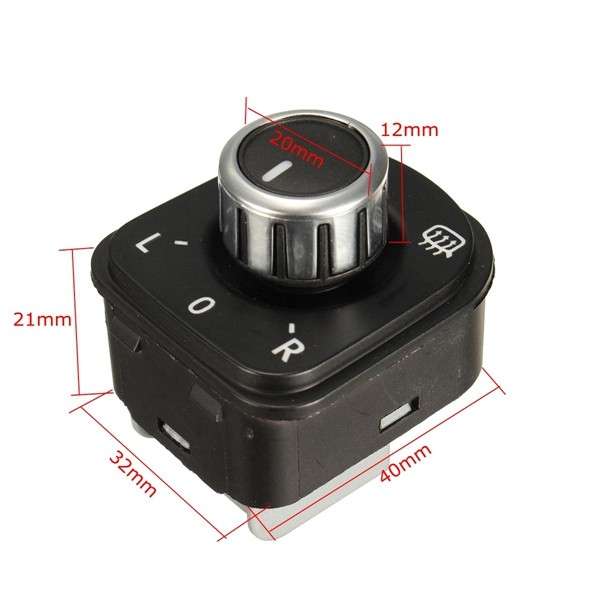 Side Mirror Switch for VW Golf GTI MK5 MK6 Jetta MK5 Rabbit 5ND959565A 5K0959565
