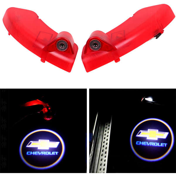 LED Car Door Welcome Logo Ghost Shadow Light Laser Projector Lamp for Chevrolet Captiva