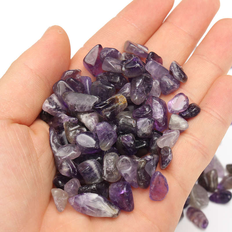 100g Natural Purple Quartz Crystal Stone DIY Jewelry Findings