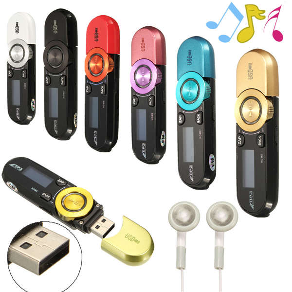 16GB Mini LCD USB Data Disk MP3 Music Player FM Radio Voice Recorder