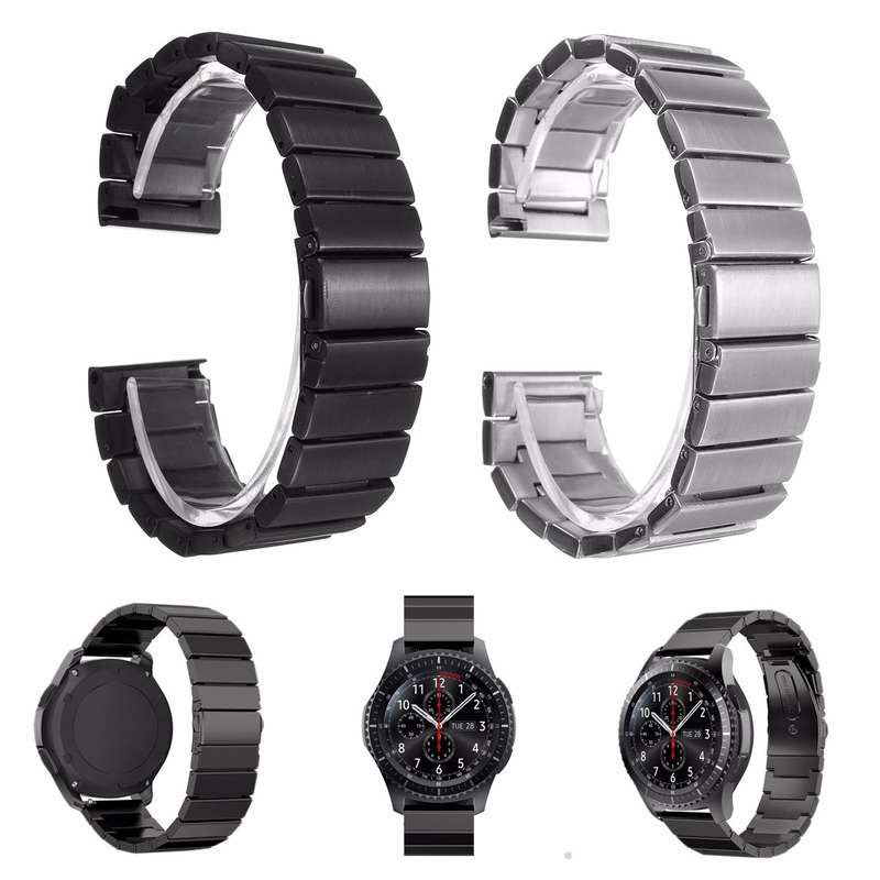 Stainless Steel Metal Watch Band Strap Bracelet For Samsung Gear S3 Frontier