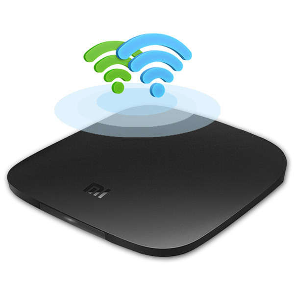 XIAOMI III Mi Box 4K Android 5.0 Amlogic S905 64bit Quad Core 1GB/4GB 2.4G/5G 802.11AC WiFi LAN Blue