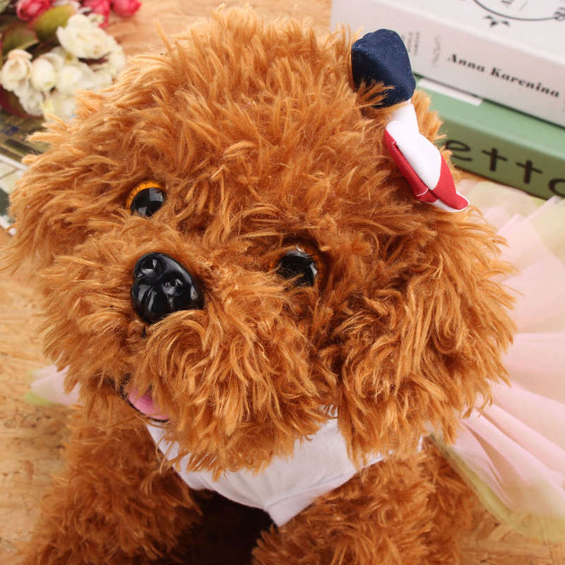 Cute Pet Dress Dog Cat Puppy Spring Summer Flower Bowknot Princess Shirt Clothes Apparel Costume