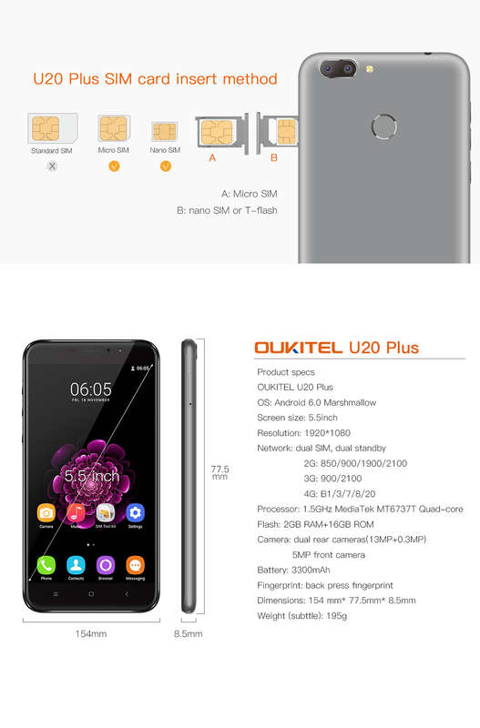 Oukitel U20 Plus