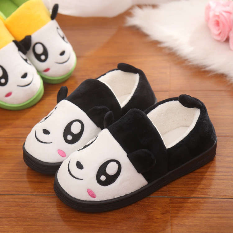 Cartoon Cute Cotton Slippers Children Infant Winter Warm Shoes Thick Household