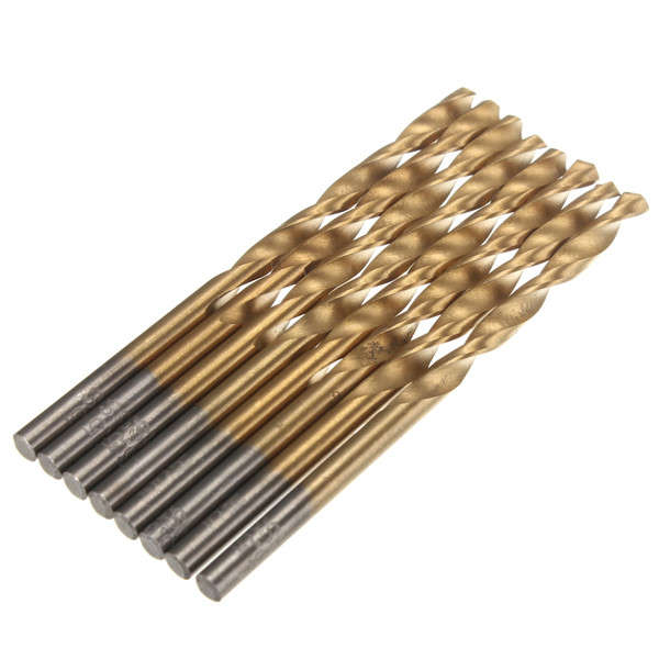 100pcs 1.5mm - 10mm Titanium Coated Drill Bit