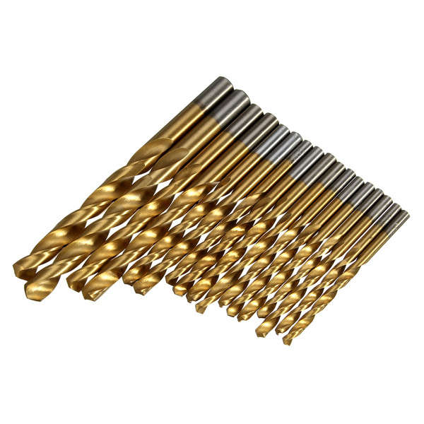 100pcs 1.5mm - 10mm Titanium Coated Drill Bit
