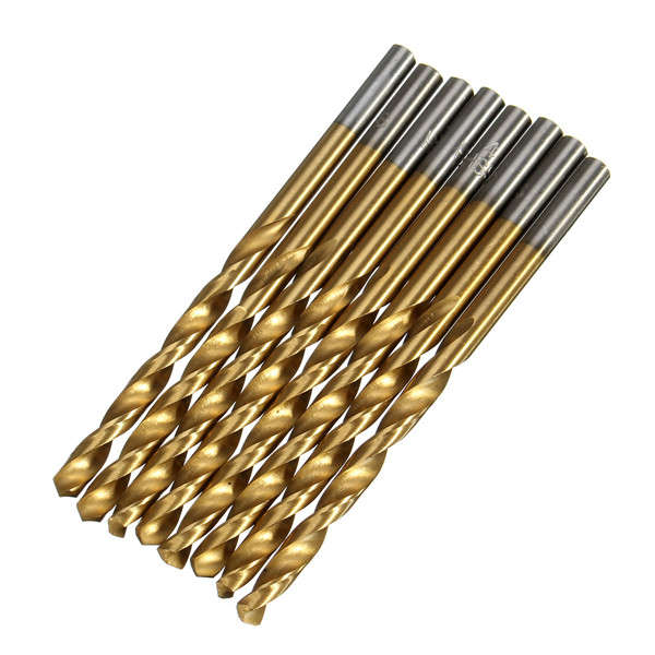 100pcs 1.5mm - 10mm Titanium Coated Drill Bit