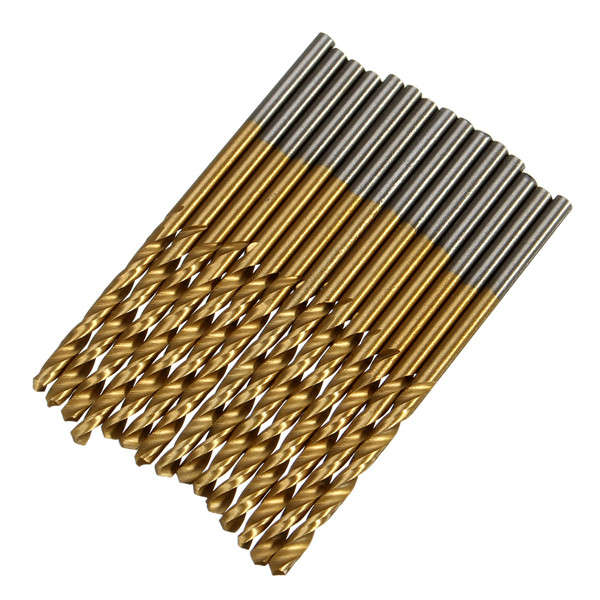100pcs 1.5mm - 10mm Titanium Coated Drill Bit