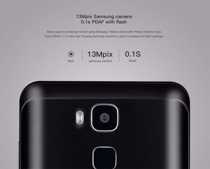 DOOGEE Y6 5.5 Inch Fingerprint 2GB RAM 16GB ROM MTK6750 Octa Core 4G Smartphone