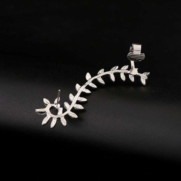 Leaf Crystal Earring