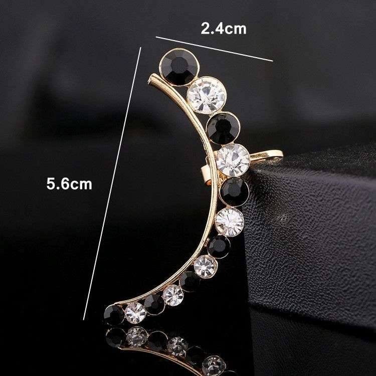 Black Crystal Earring