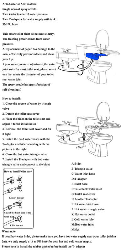 Smart Toilet Bidet Flushbonading Female hygeian Flushing Device