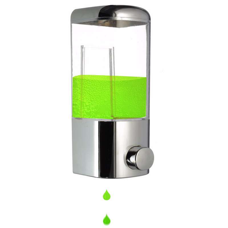 Wall Mounted Bathroom Lotion Shampoo Liquid Soap Dispenser