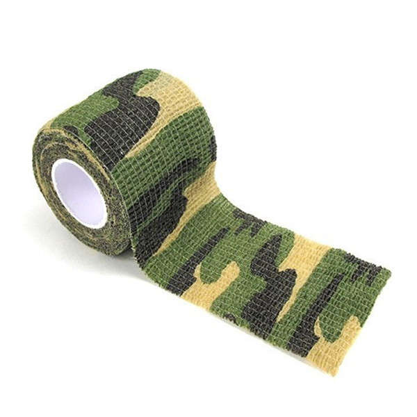450mm¿¿50mm Non Woven Fabric Tape Telescopic Camouflage Hunting Cycling Tape