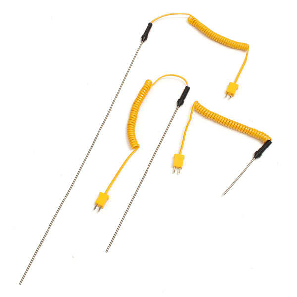 K-Type Thermocouple Stainless Steel Probe Temperature Controller Wire Sensors 100/300/500mm Optiona
