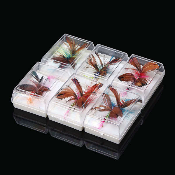 SeaKnight Tri-Poseidon 12 PCS Fly Fishing Lures Insect Lure Butterfly Style Fly Fishing Lures