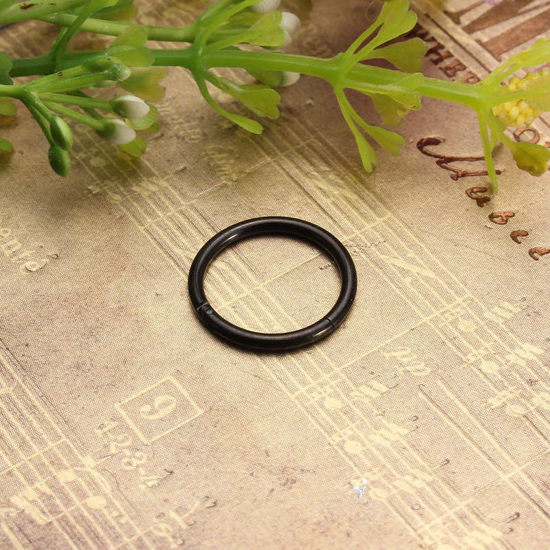 10mm Stainless Steel Hoop Ring Ear Lip Nose Septum Segment Body Jewelry