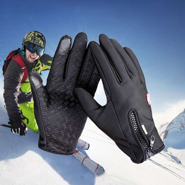 Touch Screen Windproof Winter Riding Outdoor Sports Full Finger Gloves