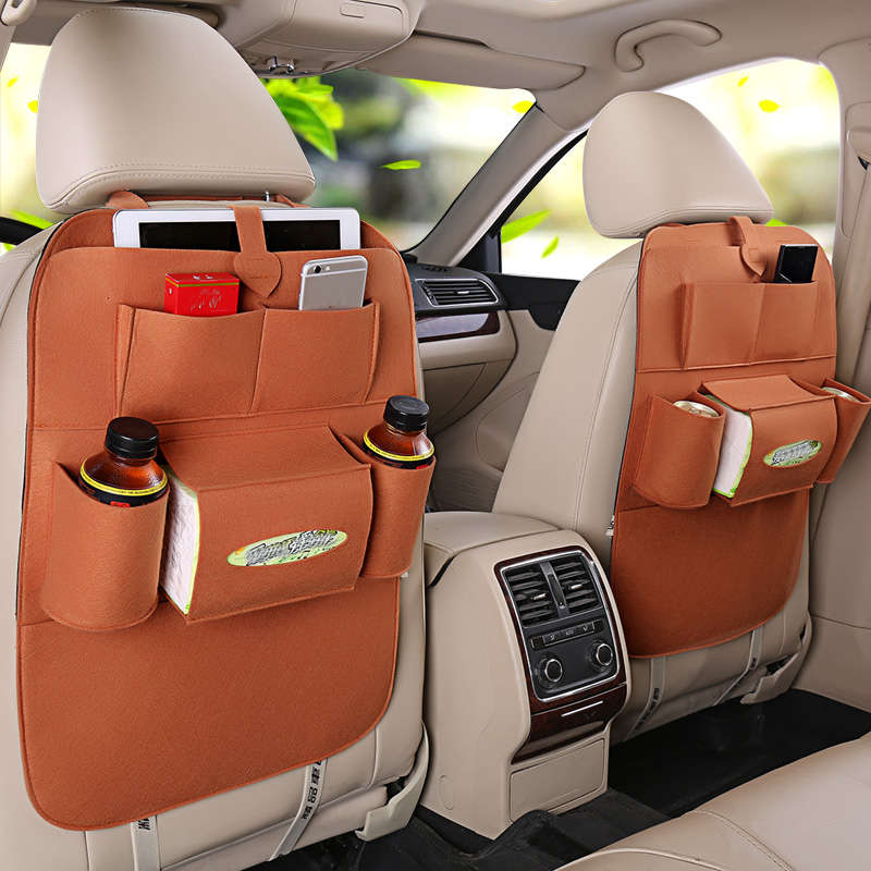 Auto Car Seat Storage Bag Hanger Car Seat Cover Organizer Multifunction Vehicle Storage Bag