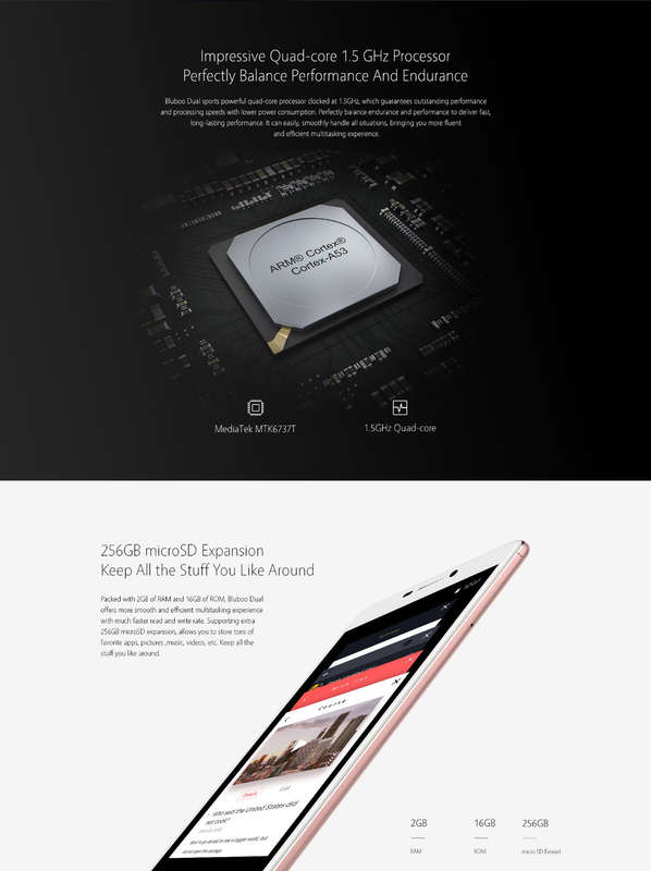 BLUBOO Dual smartphone