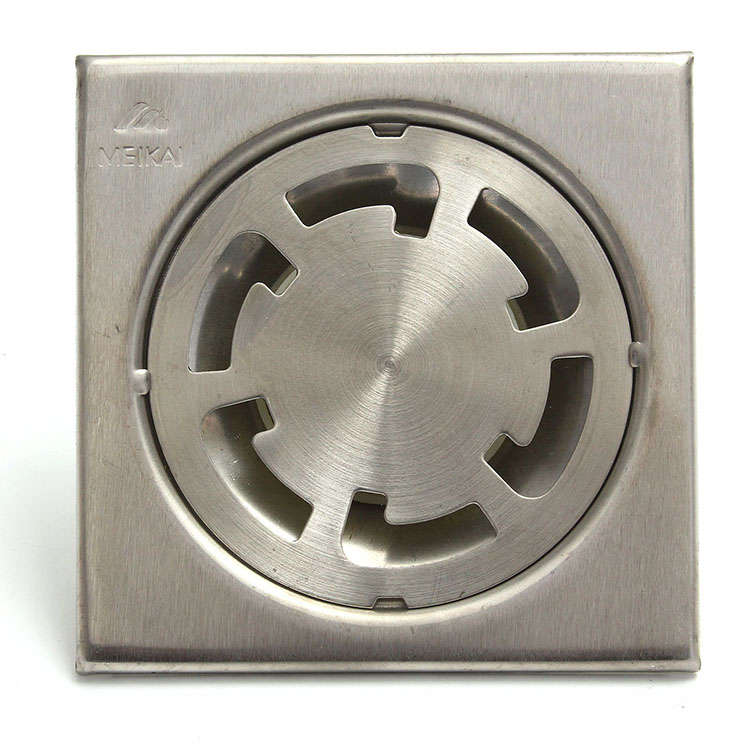 Bathroom Square Stainless Steel Floor Drain Water Strainer Fliter