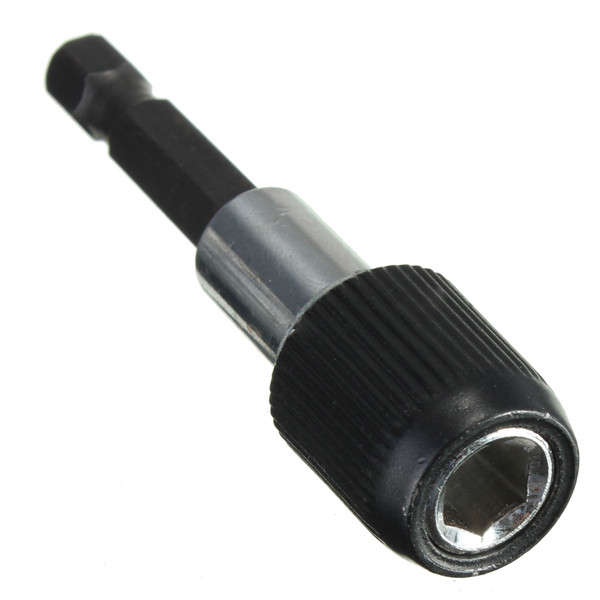 1/4 Inch 60mm Quick Release Hex Shank Screwdriver Bit Holder Magnetic Tool